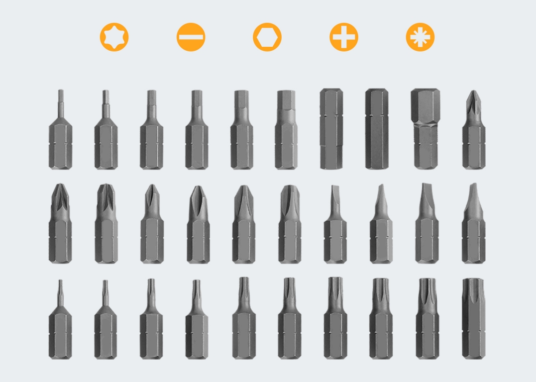 most-common-screw-driver-bit-types-chart-collection